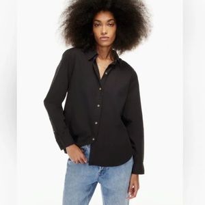 Aritzia Denim Forum The Jane Longsleeve Shirt